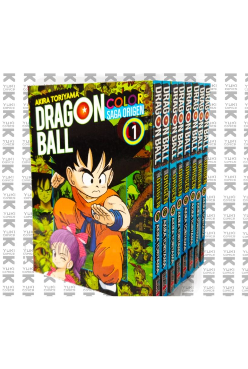 Dragon Ball Color - Saga origen (serie completa ocho tomos)