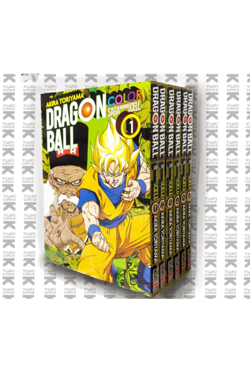 Dragon Ball Color - Saga Androides & Cell (serie completa 6 tomos)