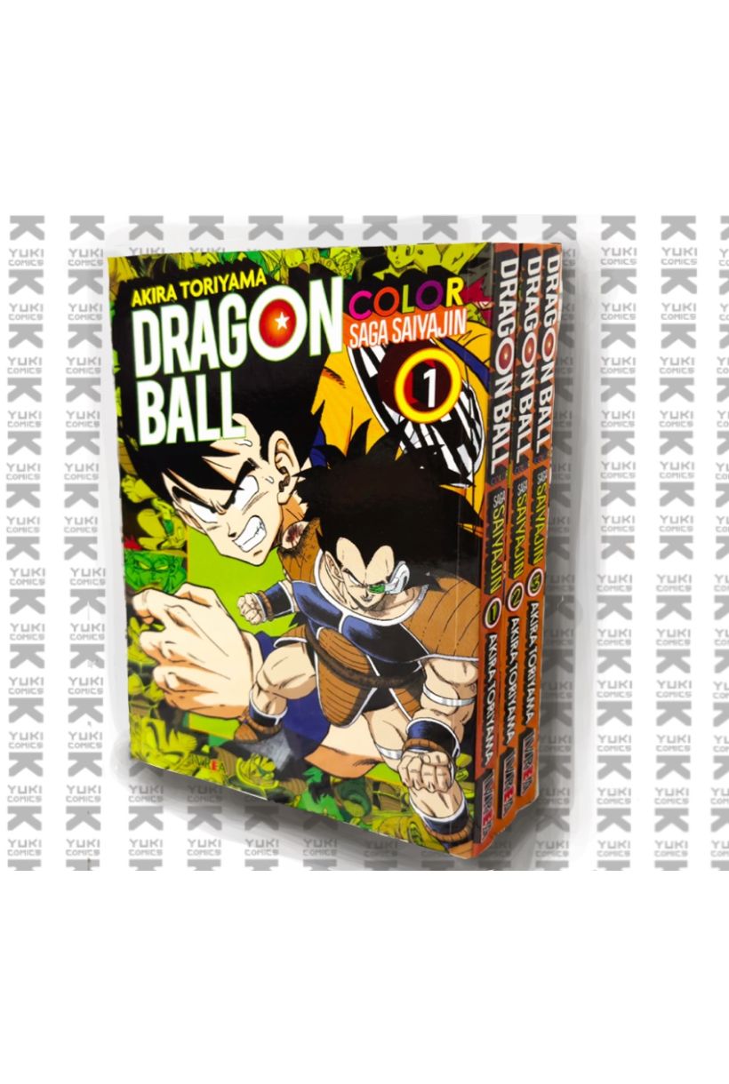 Dragon Ball Color - Saga Saiyajin ( serie completa tres tomos)