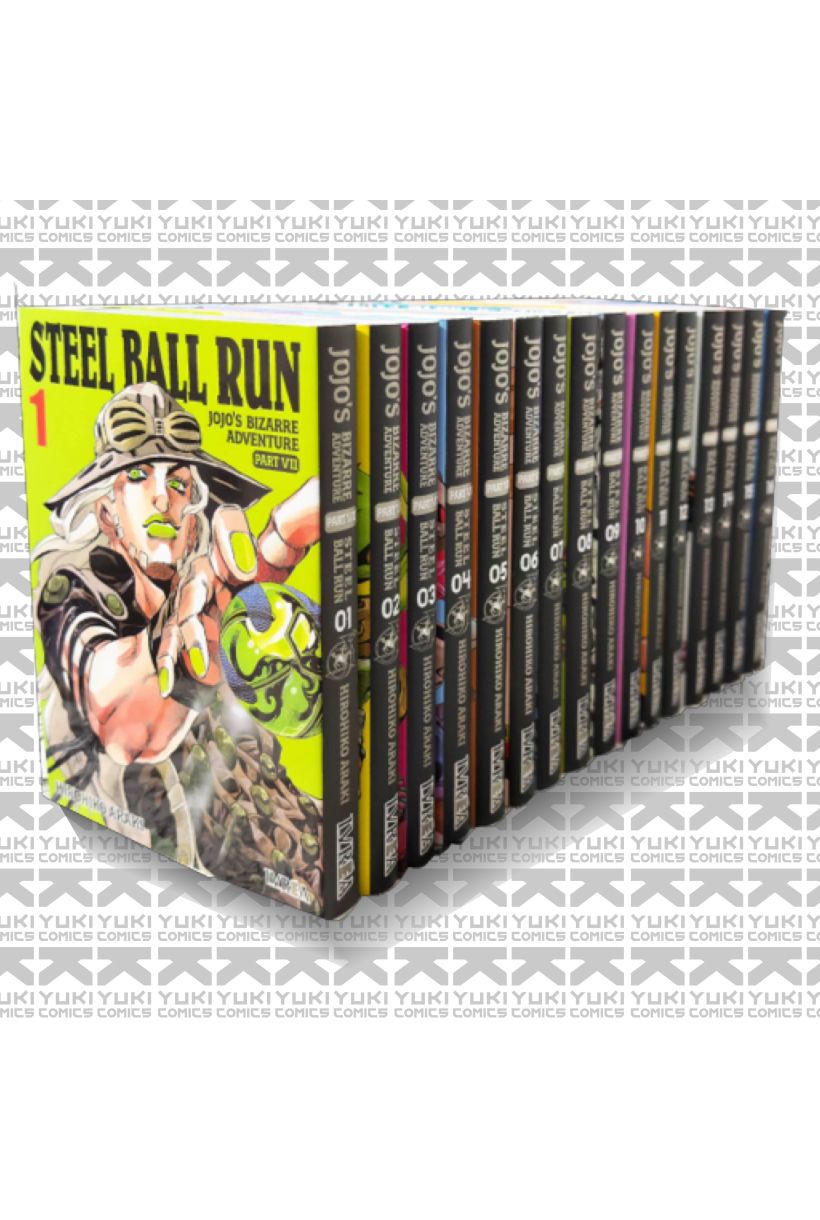 JOJO'S Bizarre Adventure Part VII: Steel Ball Run (serie completa - 16 tomos)