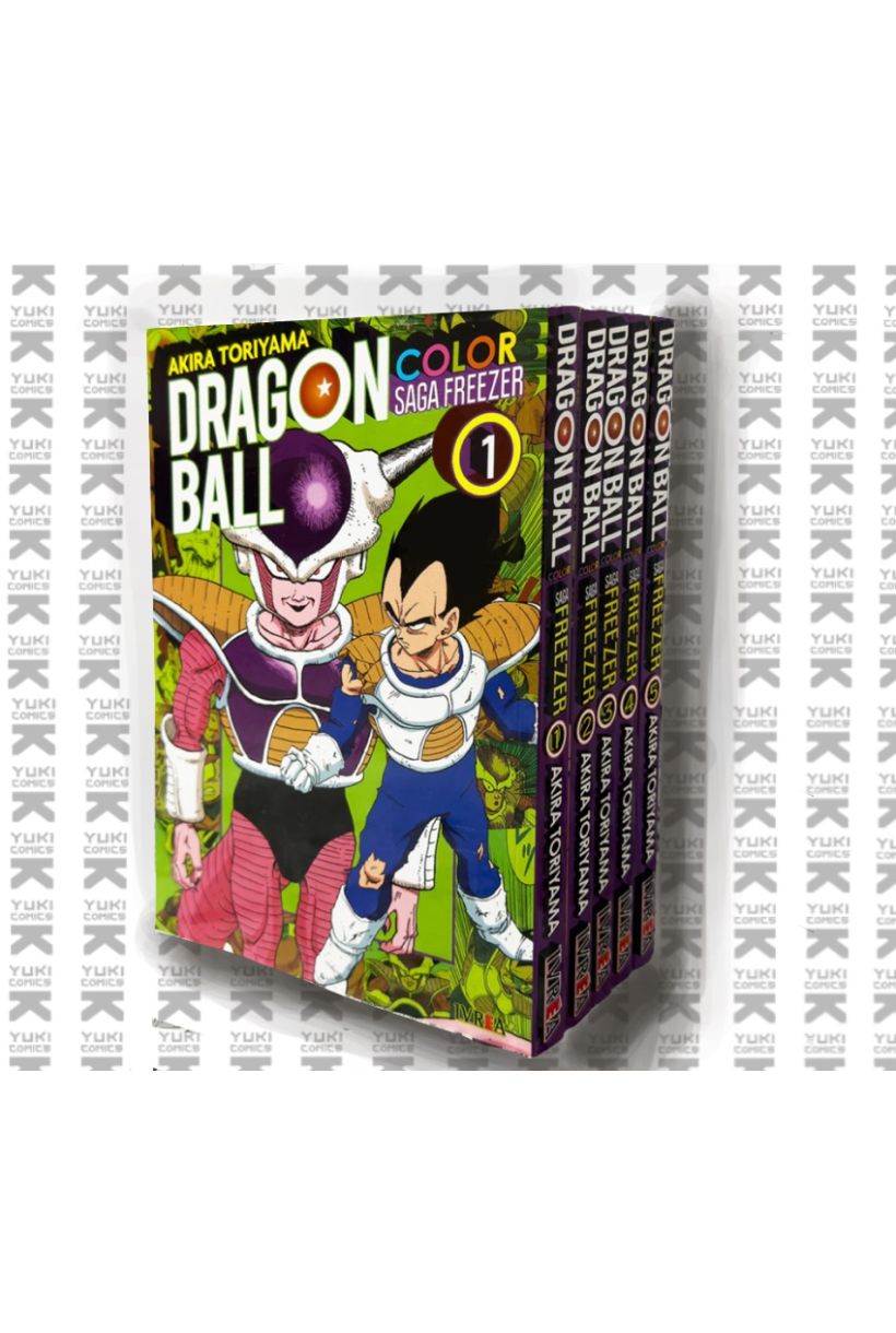 Dragon Ball Color - Saga Freezer (serie completa 5 tomos)