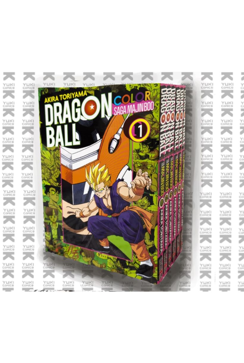 Dragon Ball Color - Saga Majin Boo (serie completa 6 tomos)