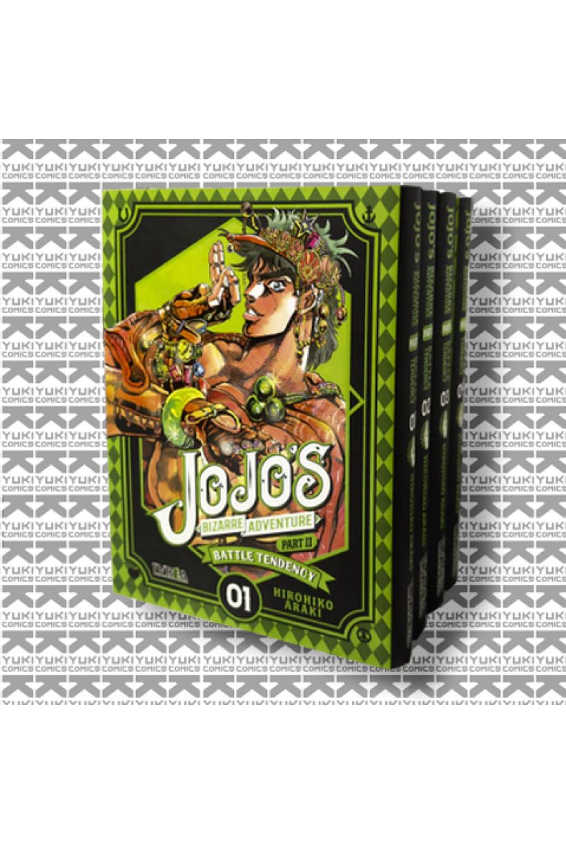 JOJO'S Bizarre Adventure Part II: Battle Tendency (serie completa - 4 tomos)